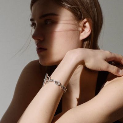 Hermes Chaine d'Ancre 18k Rose Gold Chain Link Bracelet